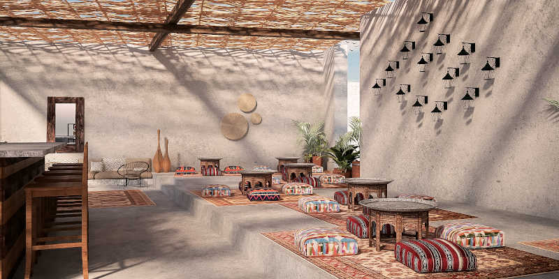 Bedouin Seating Area In Cook's Club El Gouna